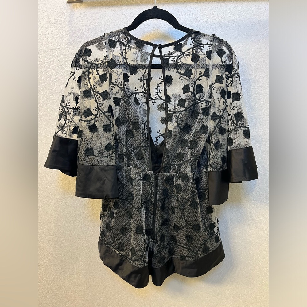 Alice McCall Gypsy Playsuit Black 2 - Picture 4 of 7